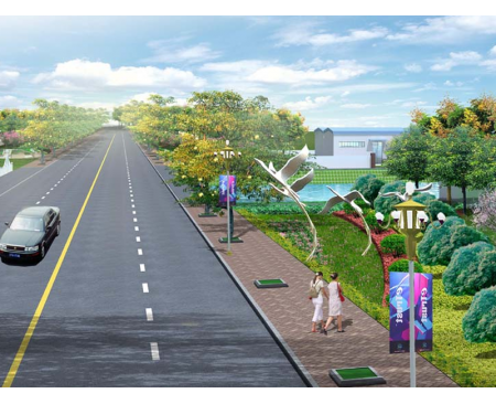 道路绿化景观设计