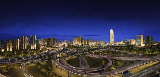 郑州市城市景观亮化提升改造工程初见成效